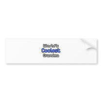 World's Coolest Grandma bumper stickers by Proud_Grandma_Shirts World's Coolest Grandma bumper stickers