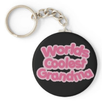 Worlds Coolest Grandma Key Chain