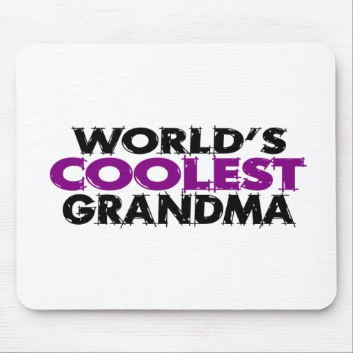 Worlds Coolest Grandma Mouse Pads