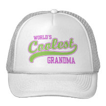 World's Coolest Grandma Trucker Hats