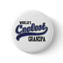 World's Coolest Grandpa Pinback Buttons