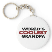 Worlds Coolest Grandpa Keychain