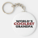 Worlds Coolest Grandpa Keychain