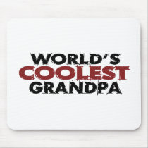 Worlds Coolest Grandpa Mouse Mats