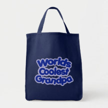 Worlds Coolest Grandpa Tote Bags