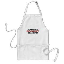 Worlds Coolest Grandpop Aprons