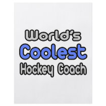 World's Coolest Hockey Coach flyers by hockeycoachshirts World's Coolest Hockey Coach flyers