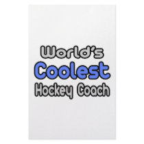 World's Coolest Hockey Coach stationery by hockeycoachshirts World's Coolest Hockey Coach stationery