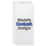 World's Coolest Judge Custom Rack Cards