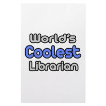 World's Coolest Librarian Stationery Paper