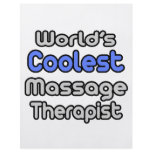 World's Coolest Massage Therapist Flyer Design