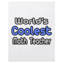 World's Coolest Math Teacher Personalized Flyer