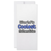 World's Coolest Mathematician rack cards by Mathematician_Shirts World's Coolest Mathematician rack cards