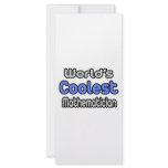 World's Coolest Mathematician Rack Card Template