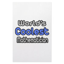 World's Coolest Mathematician stationery by Mathematician_Shirts World's Coolest Mathematician stationery