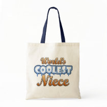 World's Coolest Niece bags by teesforyourfamily World's Coolest Niece bags