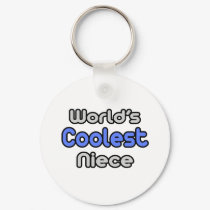 World's Coolest Niece keychains