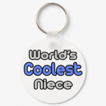 World's Coolest Niece keychains