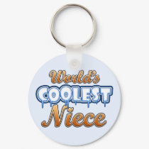 World's Coolest Niece keychains