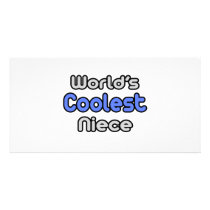 World's Coolest Niece Photo Card Template