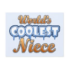 World's Coolest Niece Postcard