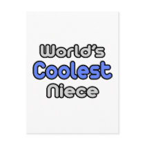 World's Coolest Niece postcards by Niece_Shirts World's Coolest Niece postcards