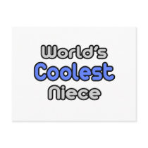 World's Coolest Niece postcards by Niece_Shirts World's Coolest Niece postcards