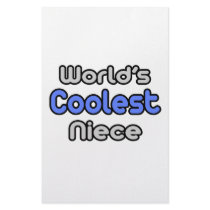 World's Coolest Niece Personalized Stationery