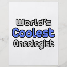 World's Coolest Oncologist Flyer Design