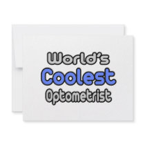 World's Coolest Optometrist invitations by Optometrist_Shirts World's Coolest Optometrist invitations