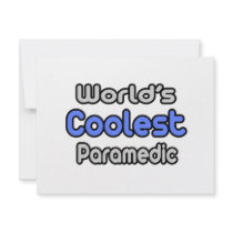 World's Coolest Paramedic invitations
