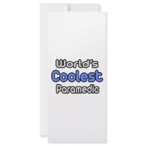 World's Coolest Paramedic rack cards