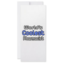 World's Coolest Pharmacist Customized Rack Card