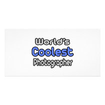 World's Coolest Photographer photo cards