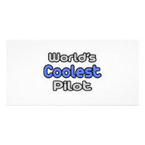 World's Coolest Pilot Custom Photo Card
