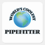 World's coolest Pipefitter Square Sticker World's coolest Pipefitter Square Sticker
