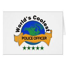 World's Coolest Police Officer Card