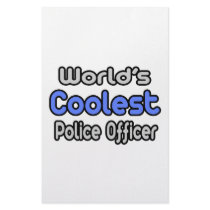 World's Coolest Police Officer stationery