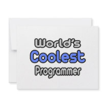 World's Coolest Programmer invitations