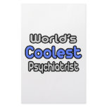 World's Coolest Psychiatrist Personalized Stationery