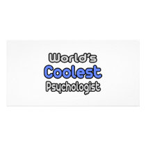 World's Coolest Psychologist photo cards