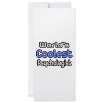 World's Coolest Psychologist rack cards