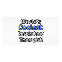 World's Coolest Respiratory Therapist Personalized Photo Card