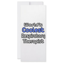 World's Coolest Respiratory Therapist Custom Rack Card