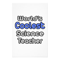 World's Coolest Science Teacher stationery