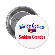 World's Coolest Serbian Grandpa Button