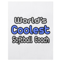 World's Coolest Softball Coach Custom Flyer