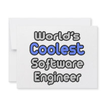 World's Coolest Software Engineer Personalized Invitations