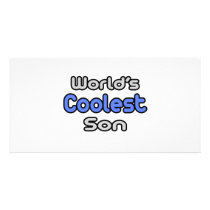 World's Coolest Son photo cards