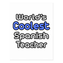 World's Coolest Spanish Teacher postcards
